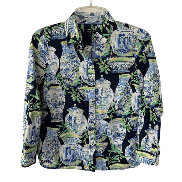 Talbots Size S/P Ceramics Buttondown shirt - Picture 1 of 10